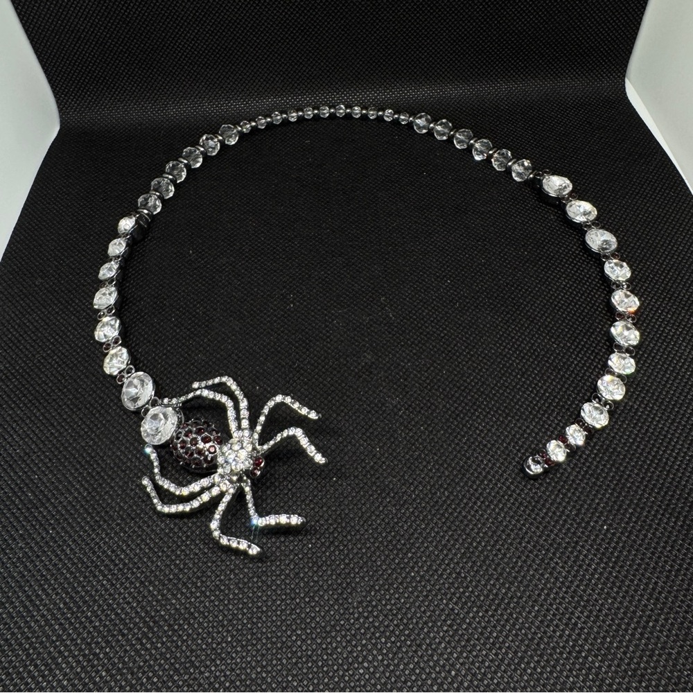 Spider Crystal Necklace